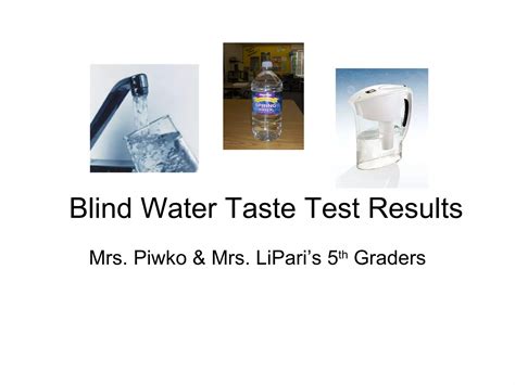 bottled water taste test conclusion answer key|blind water taste test results.